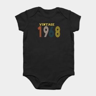 1968 Vintage, retro, Year, Baby Bodysuit